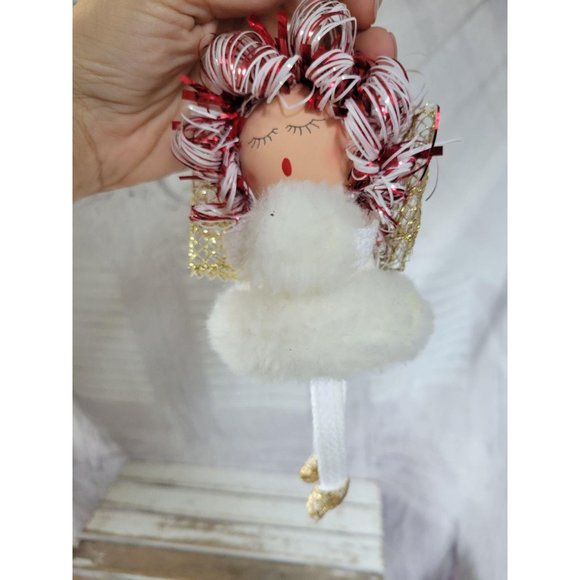 Imagination angel muff ornament handmade Xmas tree - Picture 5 of 6